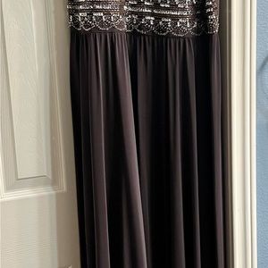 Plum colored formal dress